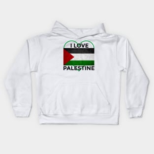 I LOVE PALESTINE Kids Hoodie